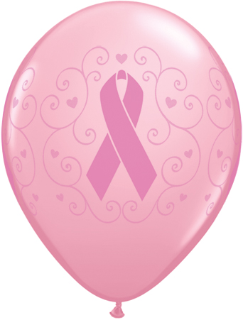 11" Breast Cancer Awareness Pink - Click Image to Close